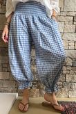 Nonni Gingham Bloomer Pant Denim
